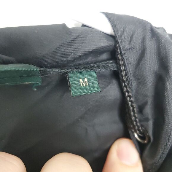 J Crew Jacket Mens M Windbreaker Oarsman Hooded Pullover Slick Vintage Nylon - Picture 8 of 14